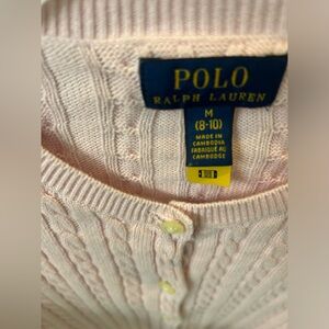 Little girls polo sweater